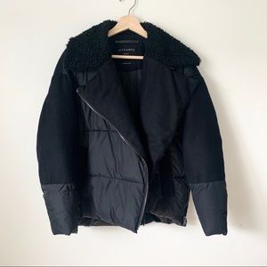 All saints warm black jacket, size S, barely worn